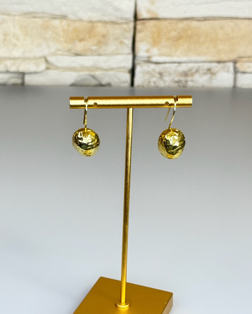 Gold Tear Drop Earrings
