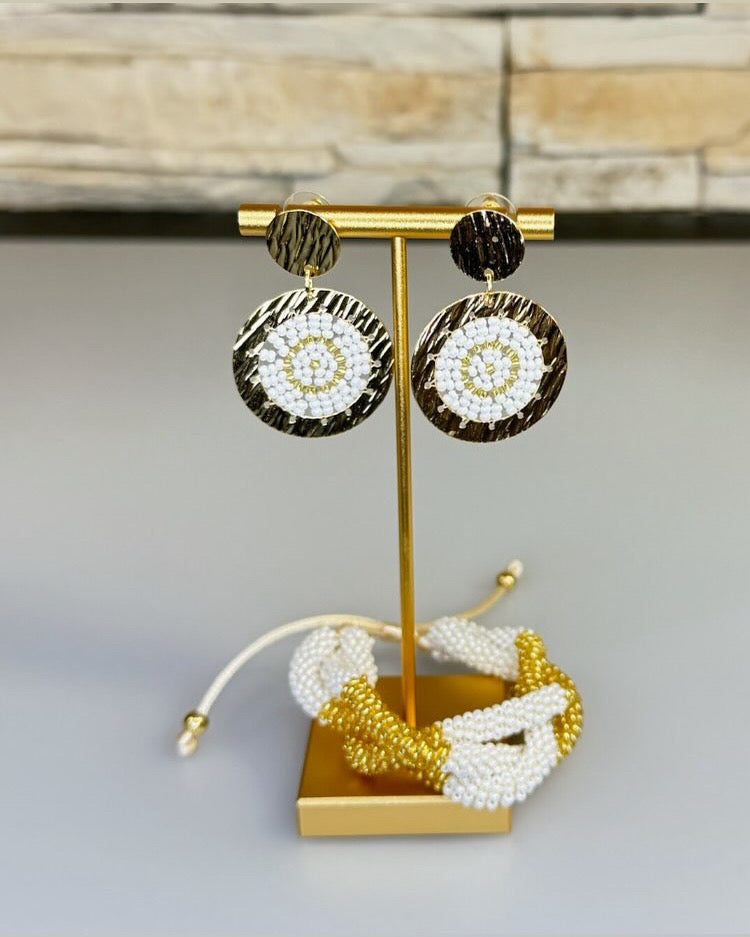Earrings & Cuff Bracelet