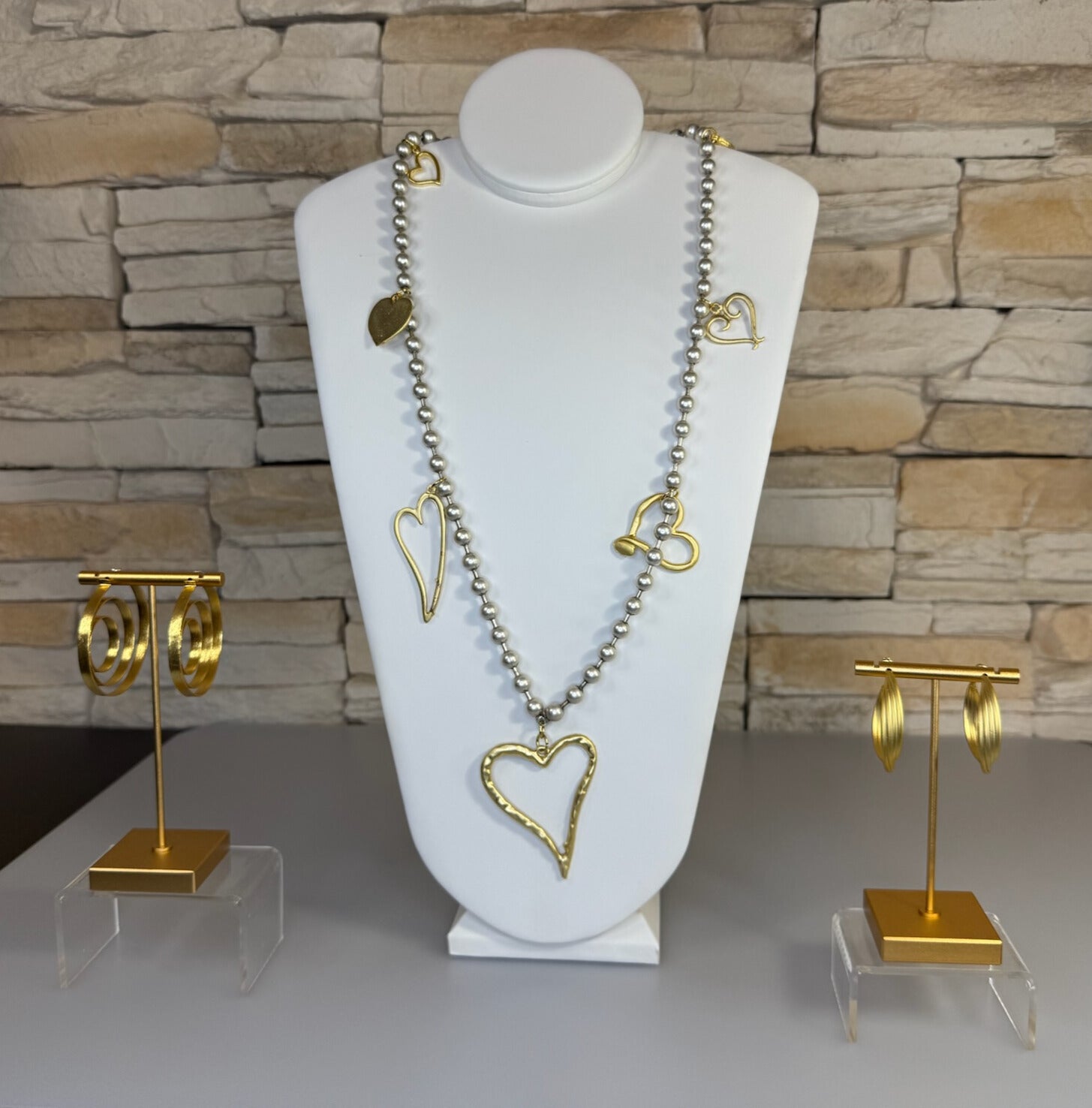 Five Hearts Necklace