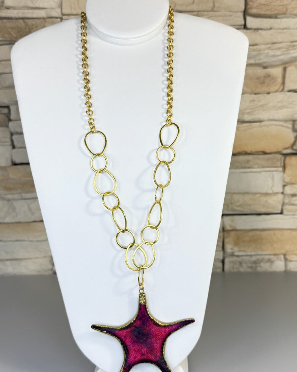 Red Dissected Starfish
